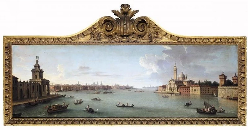 Veduta del Bacino di San Marco con l'antrata alla Giudecca